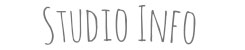 Studio Info